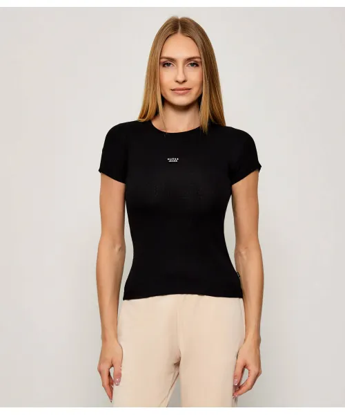 

Блуза Slim fit Guess Jeans, черный