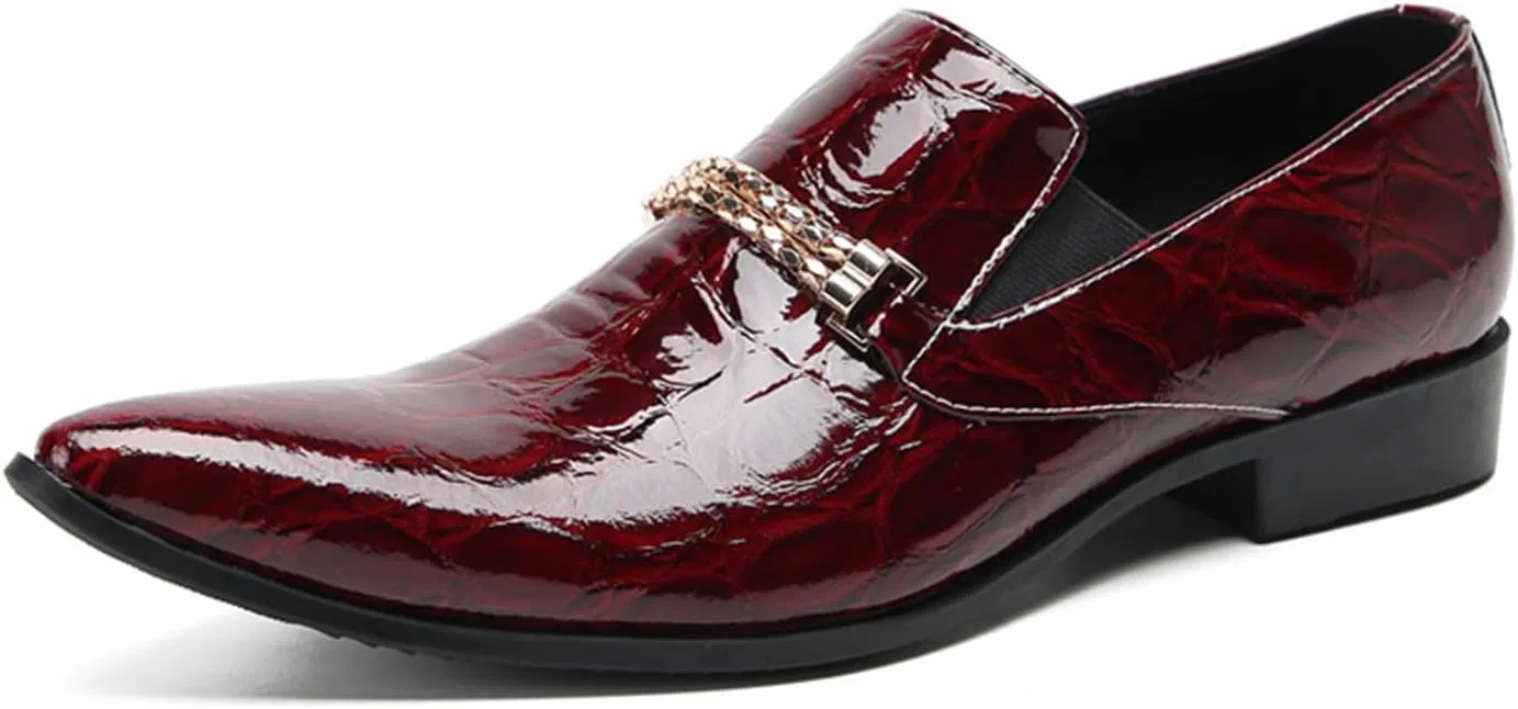 Туфли кожаные, мокасины Red MANYUBEI