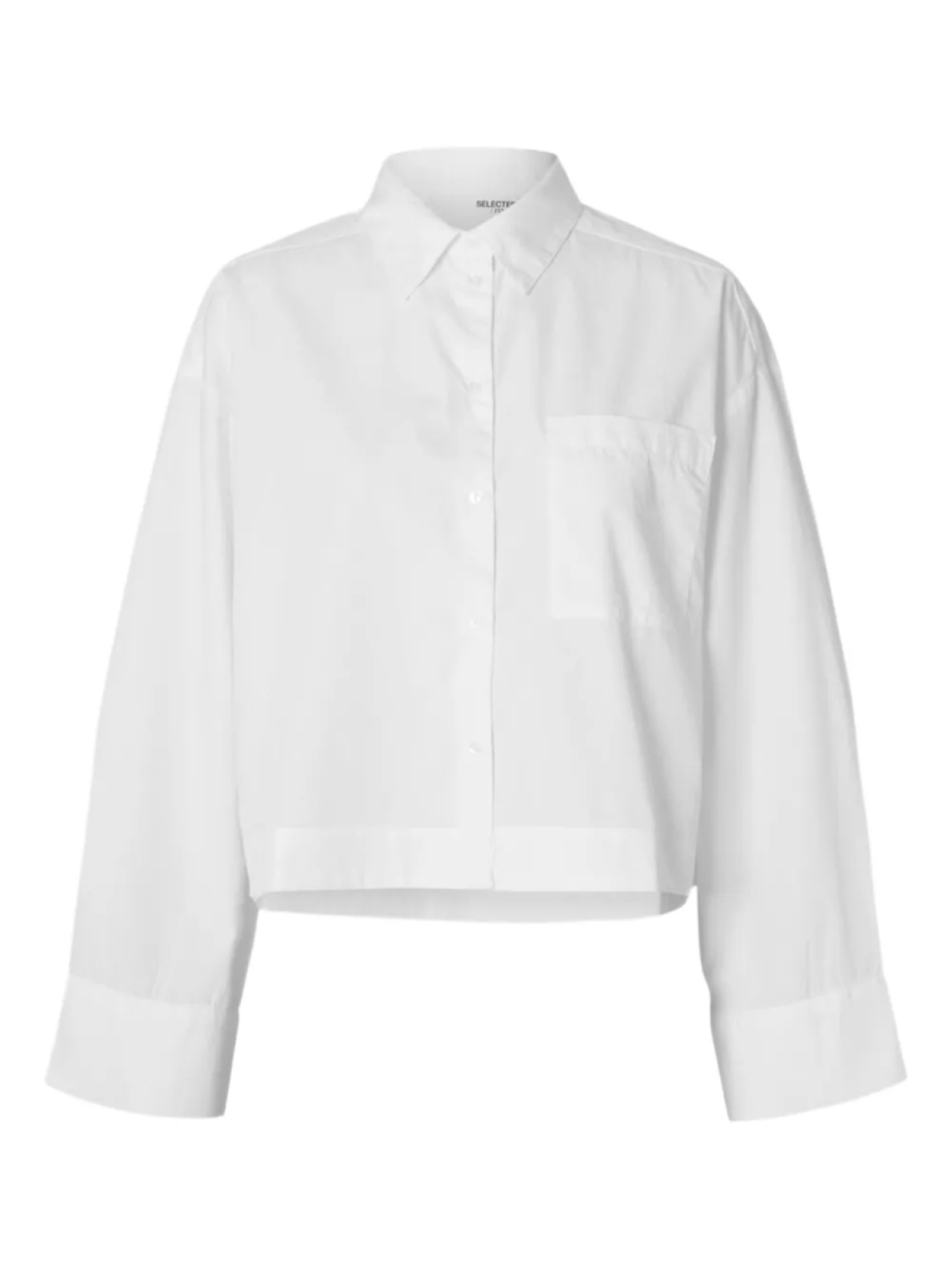 

Рубашка из органического хлопка Selected Femme, белый