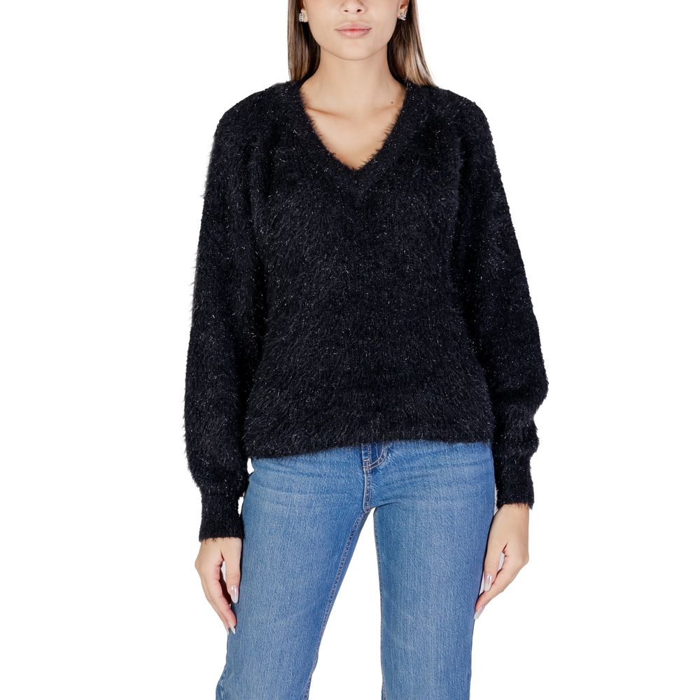 

Черный нейлоновый свитер Vero Moda