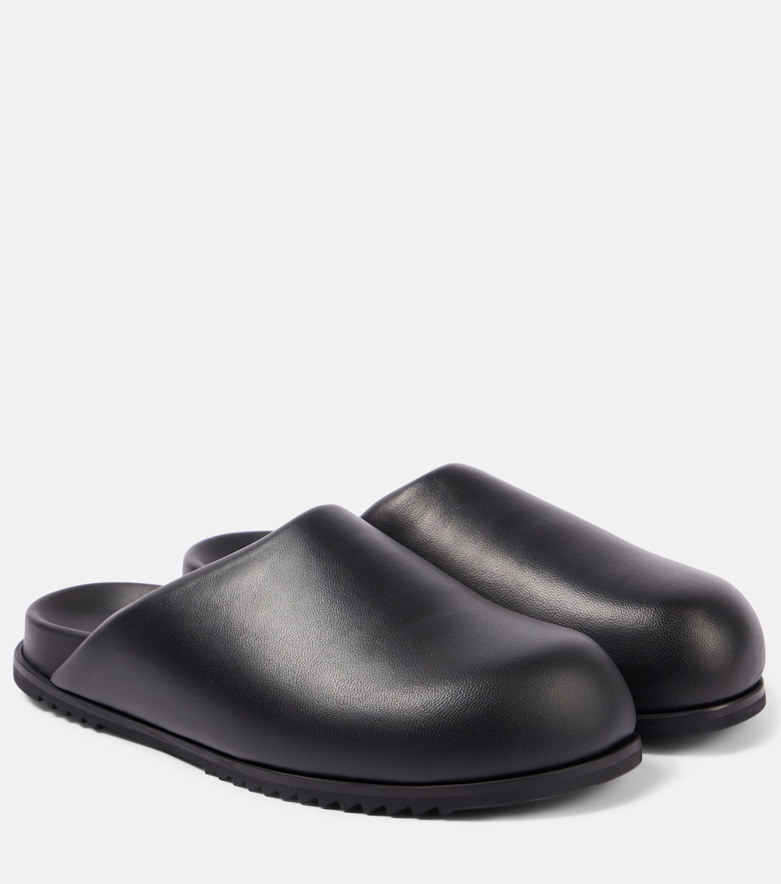 Мюли из кожи Granola Rick Owens, черный