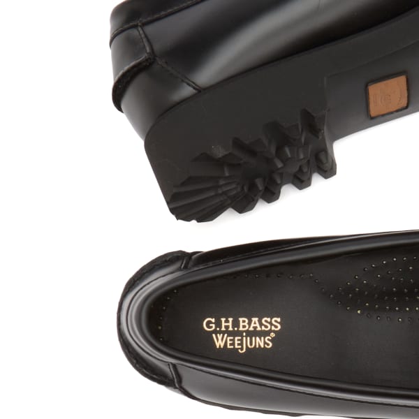 Лоферы Lianna 90-х годов Bass Weejuns, Black Leather — фото 3