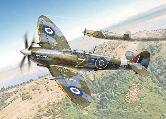 

Пластиковая модель Spitfire Mk.Ix 1/48 Italeri