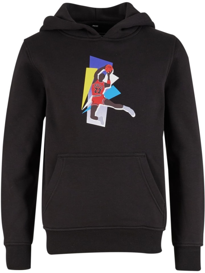 

Детская толстовка с капюшоном "Bulls Hoody Kids" черного цвета Mister Tee