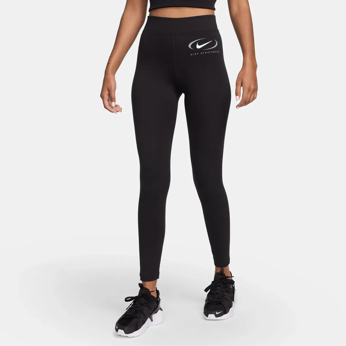 

Леггинсы Nike Sportswear "W NSW LGGNG HR PRNT SWSH", черный