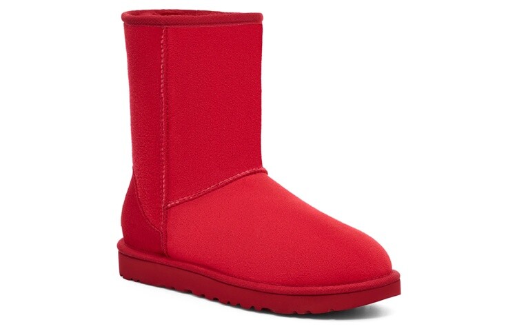 Ботинки Ugg  Women's Classic Short II, красный самбо — фото 3
