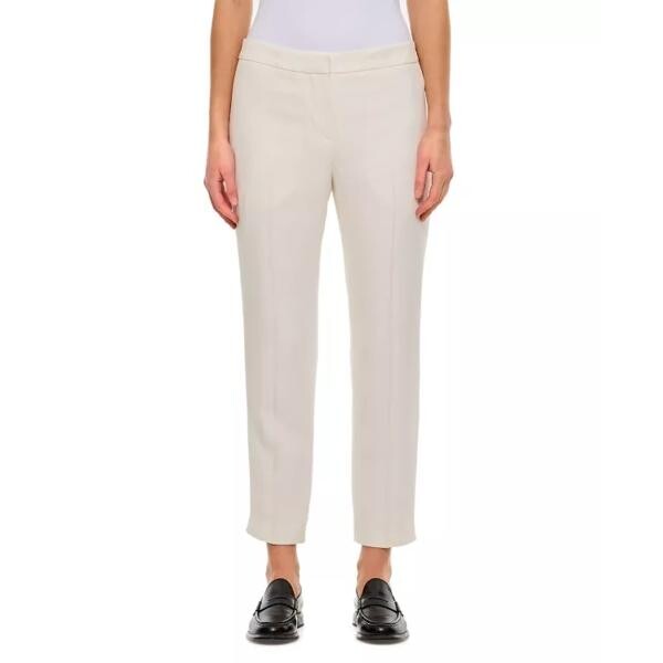 

Брюки cigarette pant Alexander Mcqueen, серый