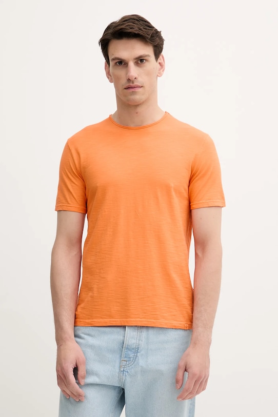 

Хлопковая футболка United Colors Of Benetton, оранжевый