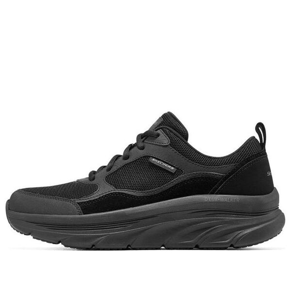 

Кроссовки d'lux walker 'pure black' Skechers, черный