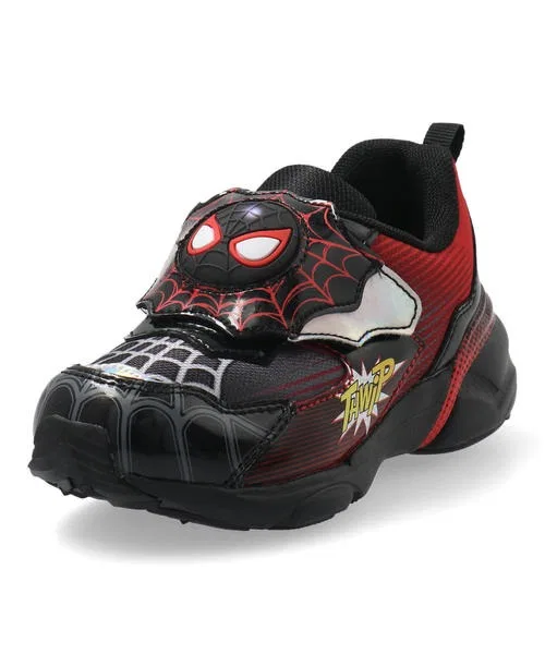 Детские светящиеся кроссовки MoonStar Marvel Spider-Man чёрные — фото 4