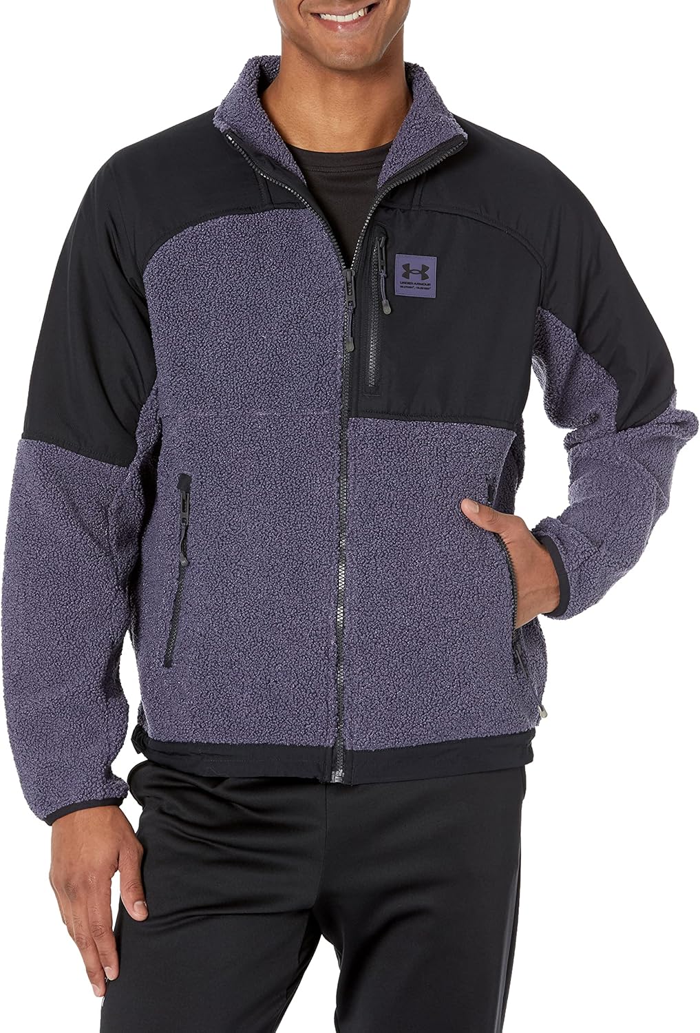 

Under Armour мужская куртка Mission Boucle, (558) Tempered Steel/Black/Tempered Steel