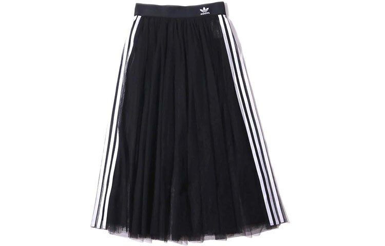 

Юбка длинная повседневная из тюля с тремя полосками для женщин Adidas Originals