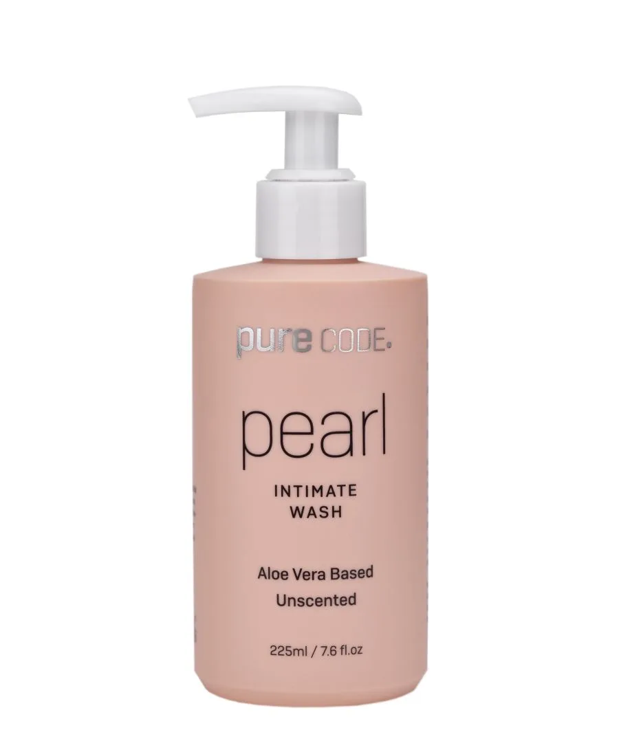 Гель для интимной гигиены Pearl с пробиотиками на основе алоэ вера, без запаха, 225 мл/7,6 жидких унций PURECODE, Clear