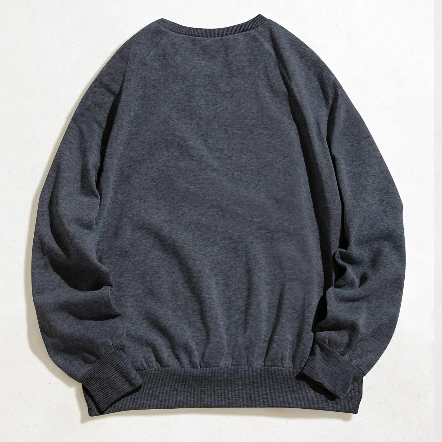 Толстовка без капюшона с буквами, женская, Dark Gray — фото 4