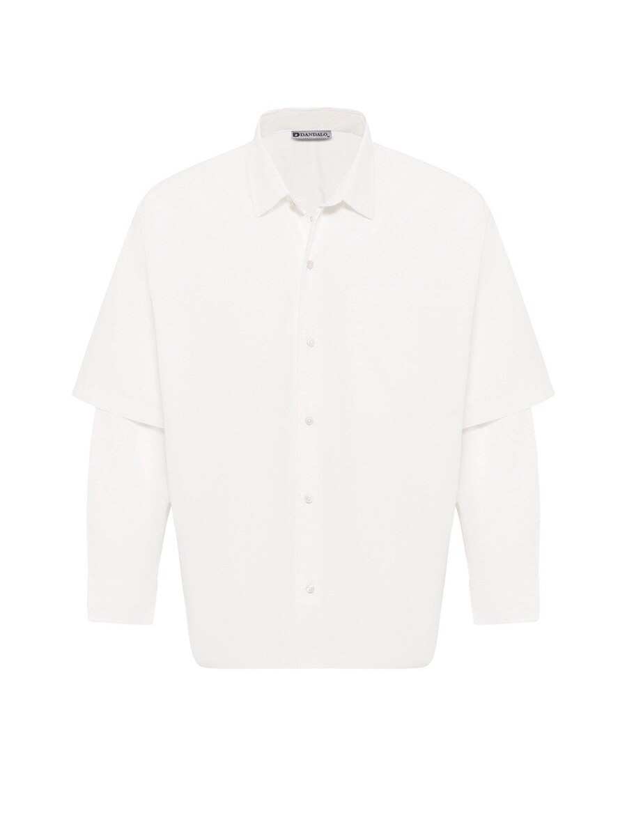 

Рубашка на пуговицах Comfort fit Dandalo, экрю