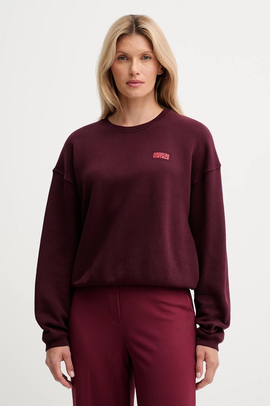 

Толстовка American Vintage, бордовый