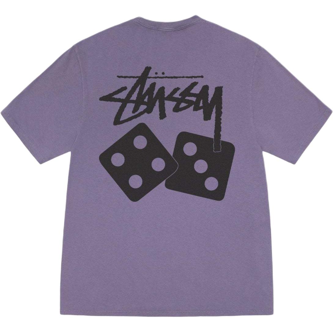 Футболка Dice pigment-dyed Stussy, желтый — фото 3