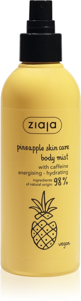 

Ананасовый спрей для тела с увлажняющим эффектом Ziaja, 200 мл