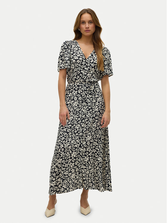 

Летнее платье стандартный крой Alba 10330301 Vero Moda, черный