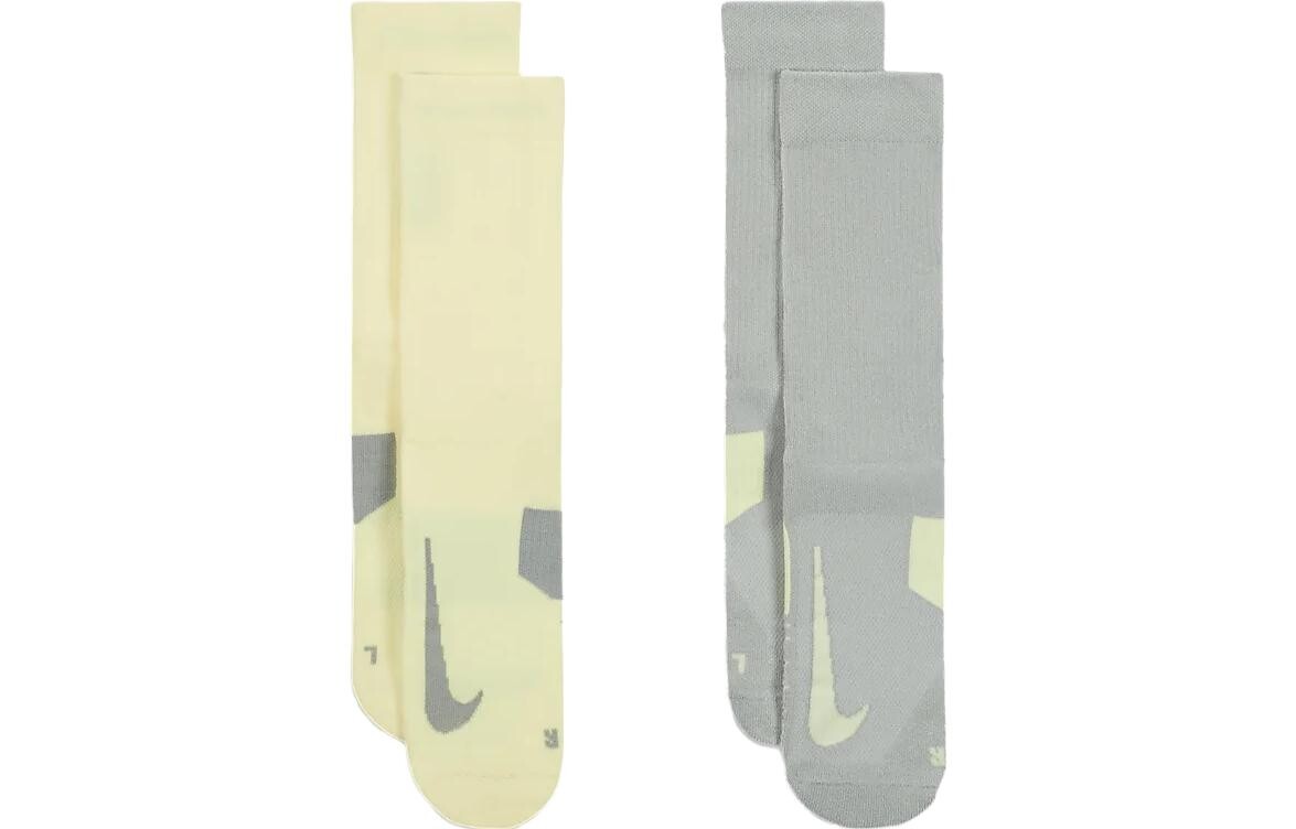 Носки до колена унисекс Nike, цвет 1 set of 2 double (multi-color + gray)
