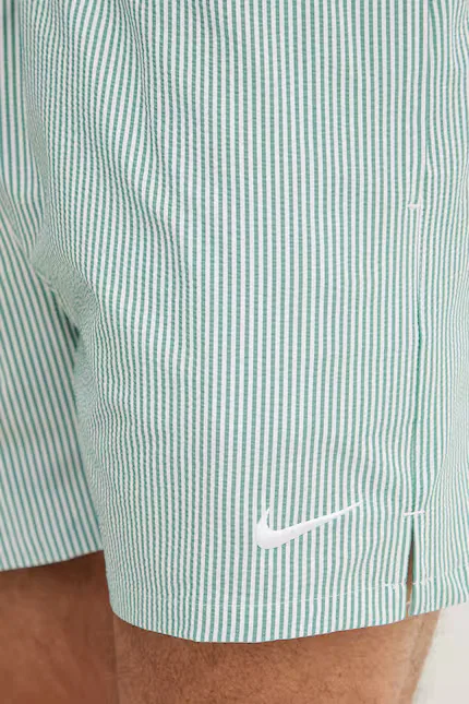 Шорты для плавания в полоску Nike, зеленый — фото 4