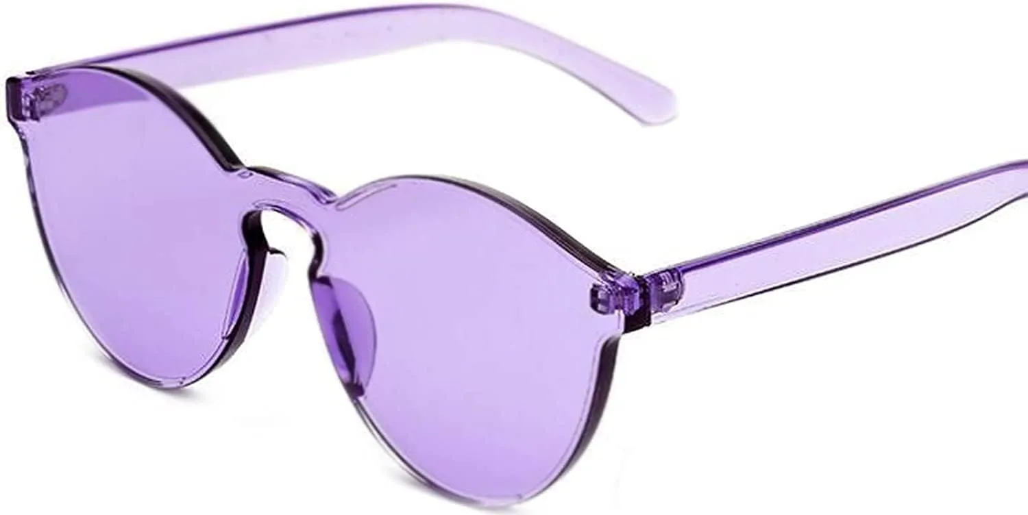 

Солнцезащитные очки в стиле стимпанк, готика, ретро, ​​винтаж, хиппи, с круглой оправой из цветного металла и цветными линзами, модель OWL, Round Transparent - Purple