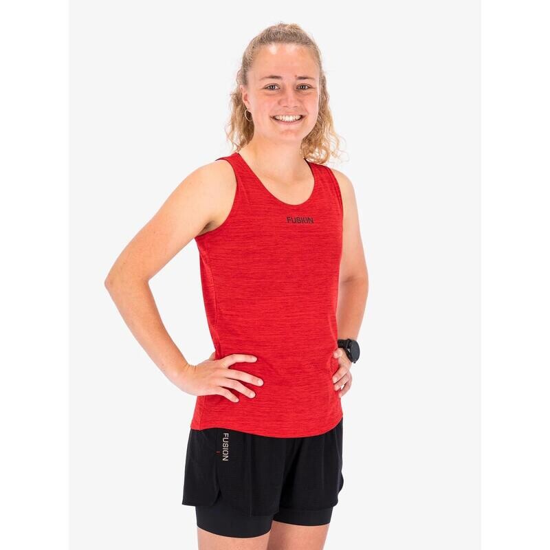 

Женская футболка для бега FUSION C3 Singlet Футболка для тренировок, цвет rot