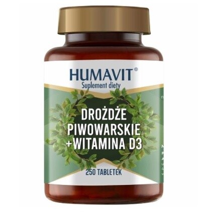 

Пивные дрожжи с витамином D3 - 250 таблеток Nutriblend