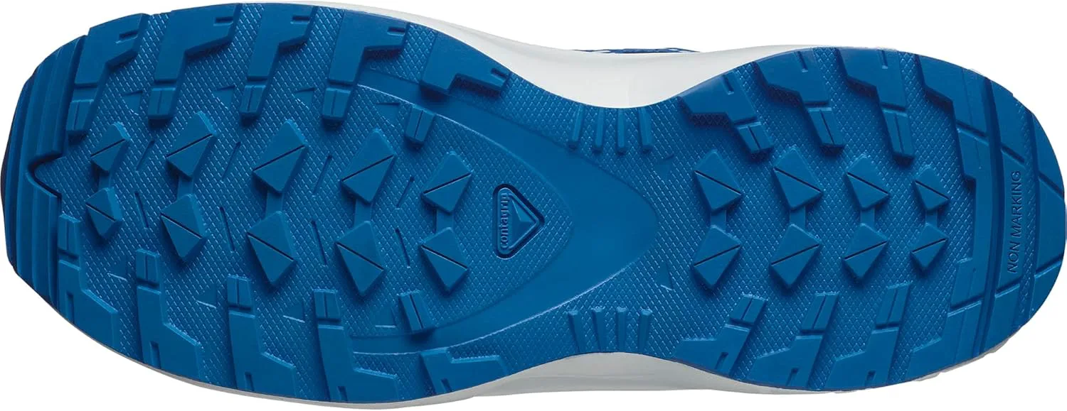Унисекс-детские кроссовки для трейлраннинга Salomon Kids Xa Pro V8, черный/белый/синий — фото 3