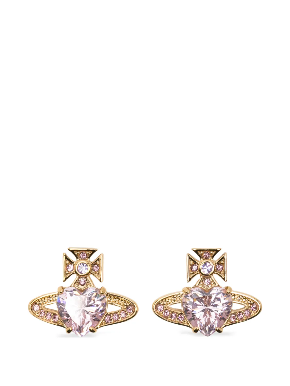 

Серьги-гвоздики Ariella в форме сердца Vivienne Westwood, золотой