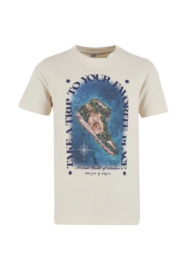 Футболка Mister Tee Kids favorite place tee print t-shirt, цвет зефир