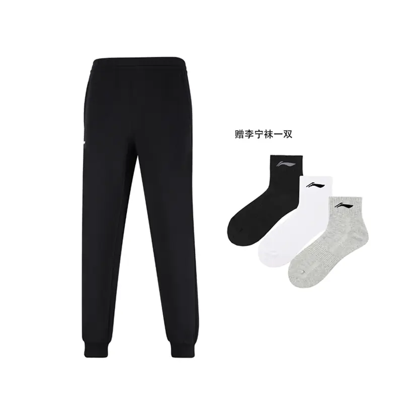 

Трикотажные спортивные штаны мужские LINING, черный