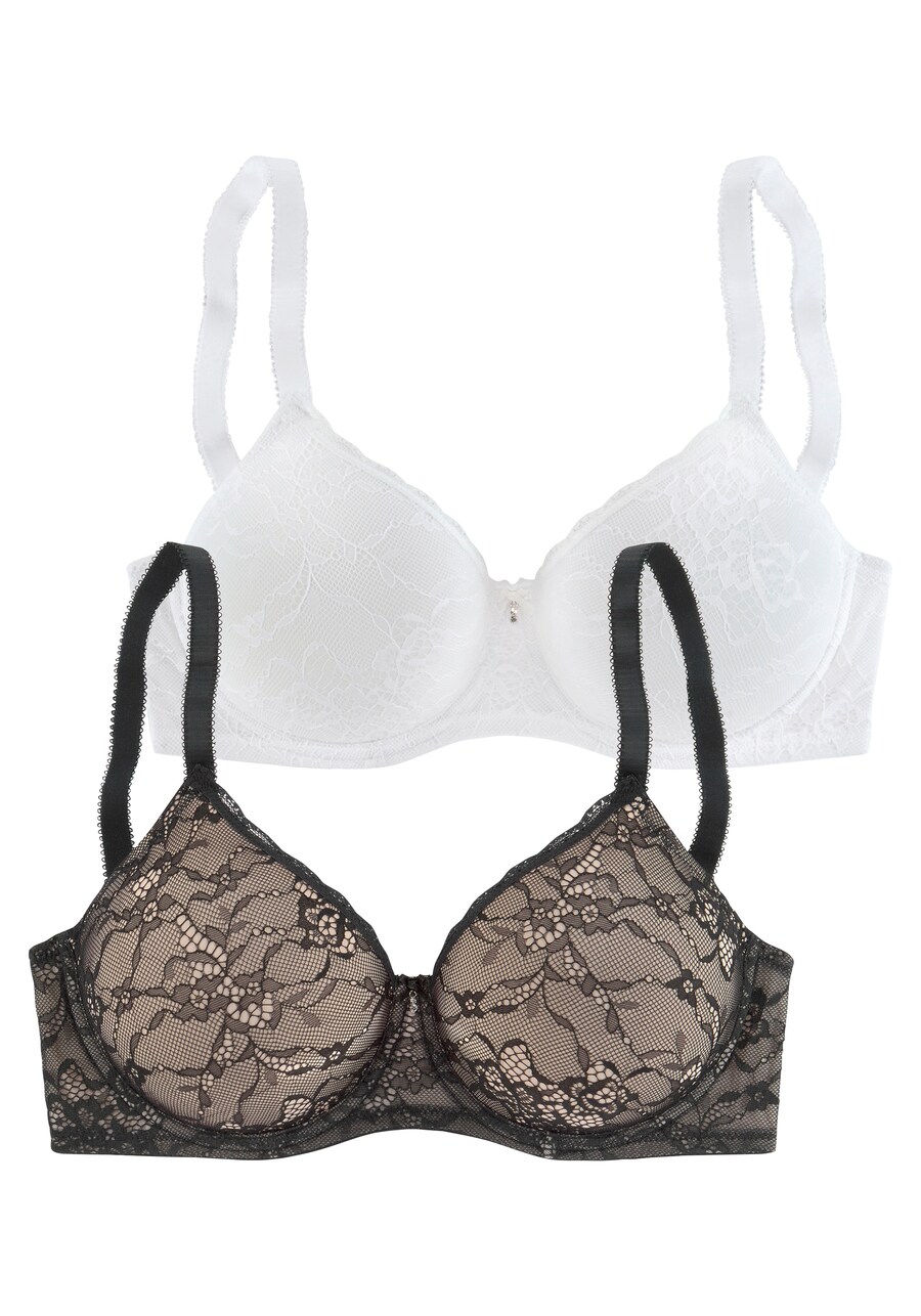 

Бюстгальтер на косточках PETITE FLEUR T-shirt Bra, черный