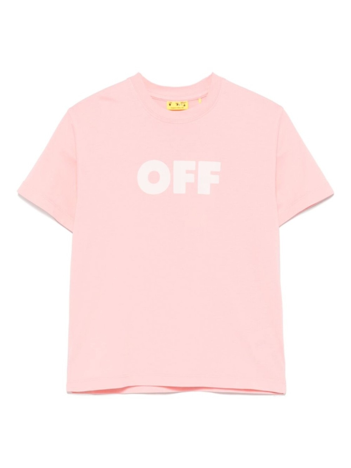 

Футболка с логотипом Off-White Kids, розовый