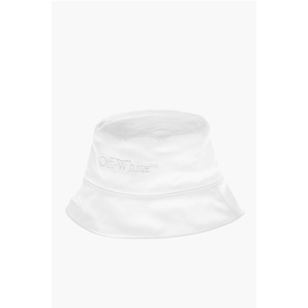 

Однотонная панама с тисненым логотипом Off-White, White