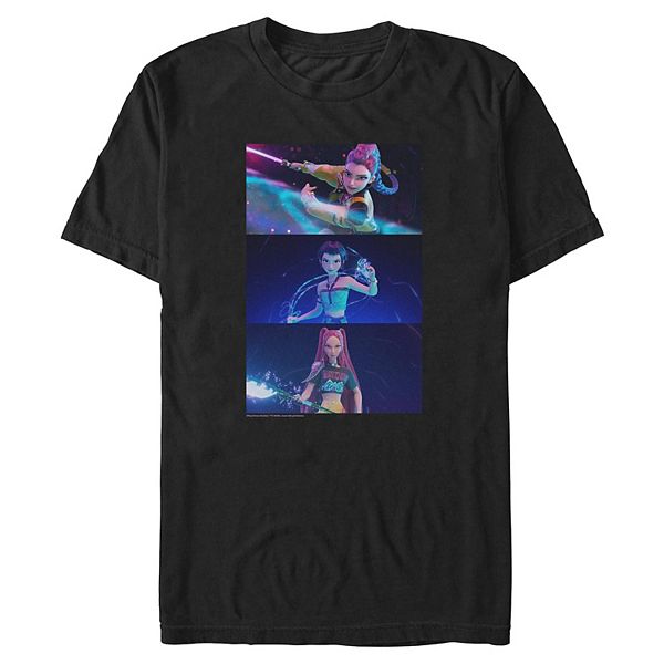 

Футболка с принтом Big & tall kpop demon hunters Licensed Character