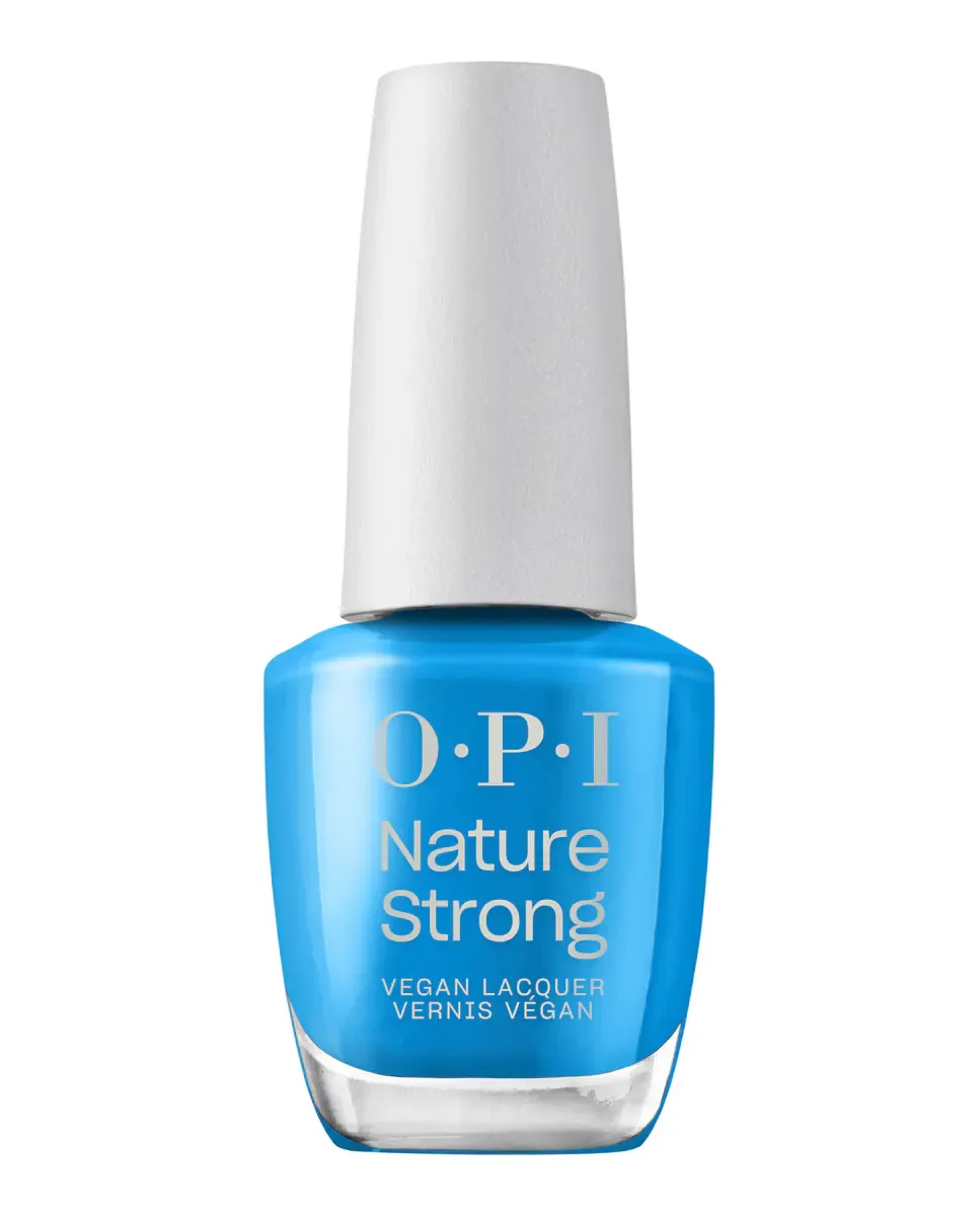 Лак для ногтей натурального происхождения Nature Strong 15 мл Opi, Fresh As A Blue Daisy