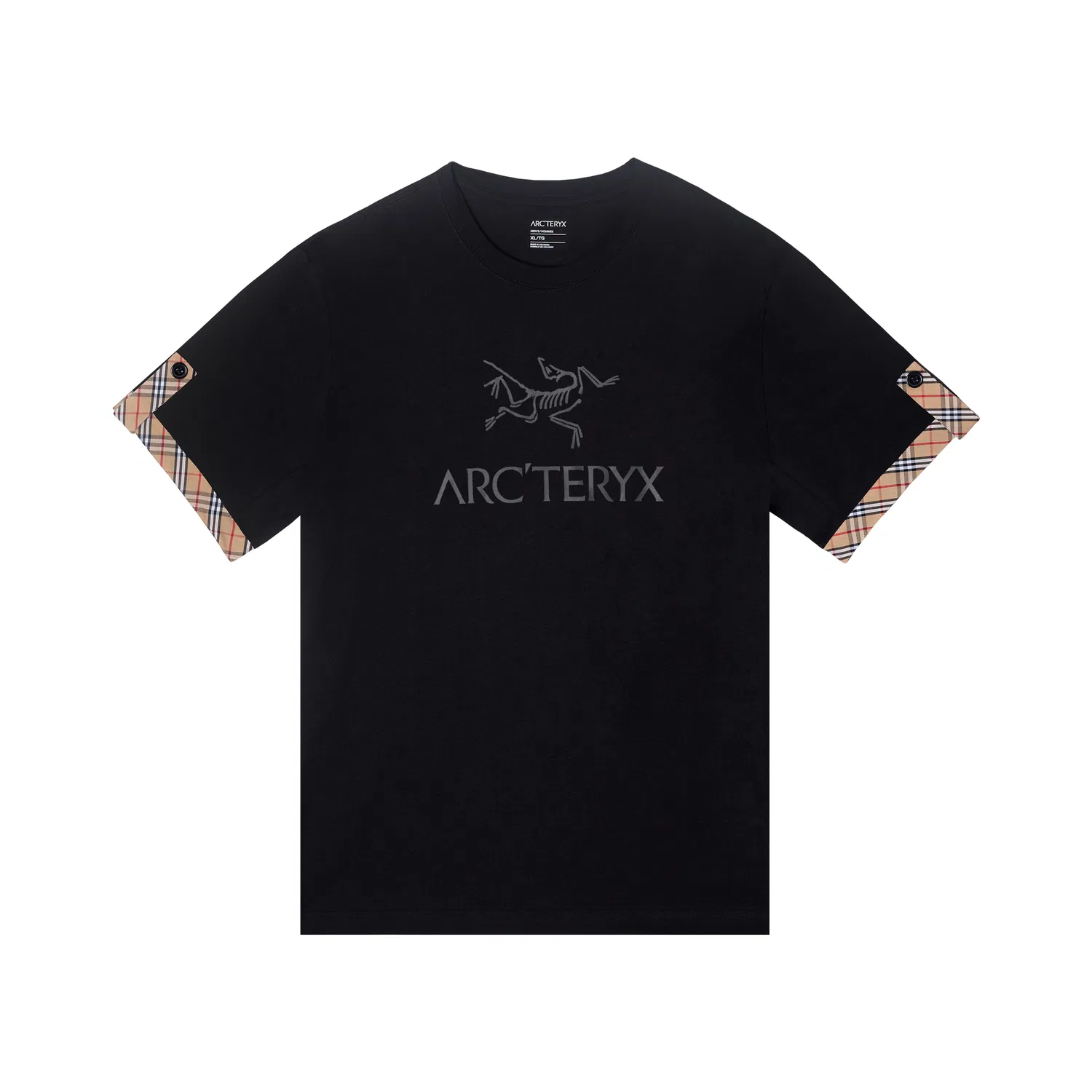 Футболка с логотипом Arcteryx KRAGG Crew Neck Black