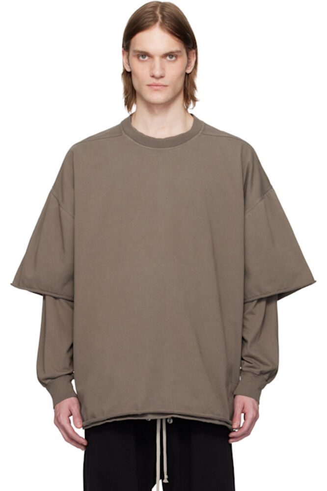 

Серая футболка Hollywood Tommy Hustler Rick Owens DRKSHDW