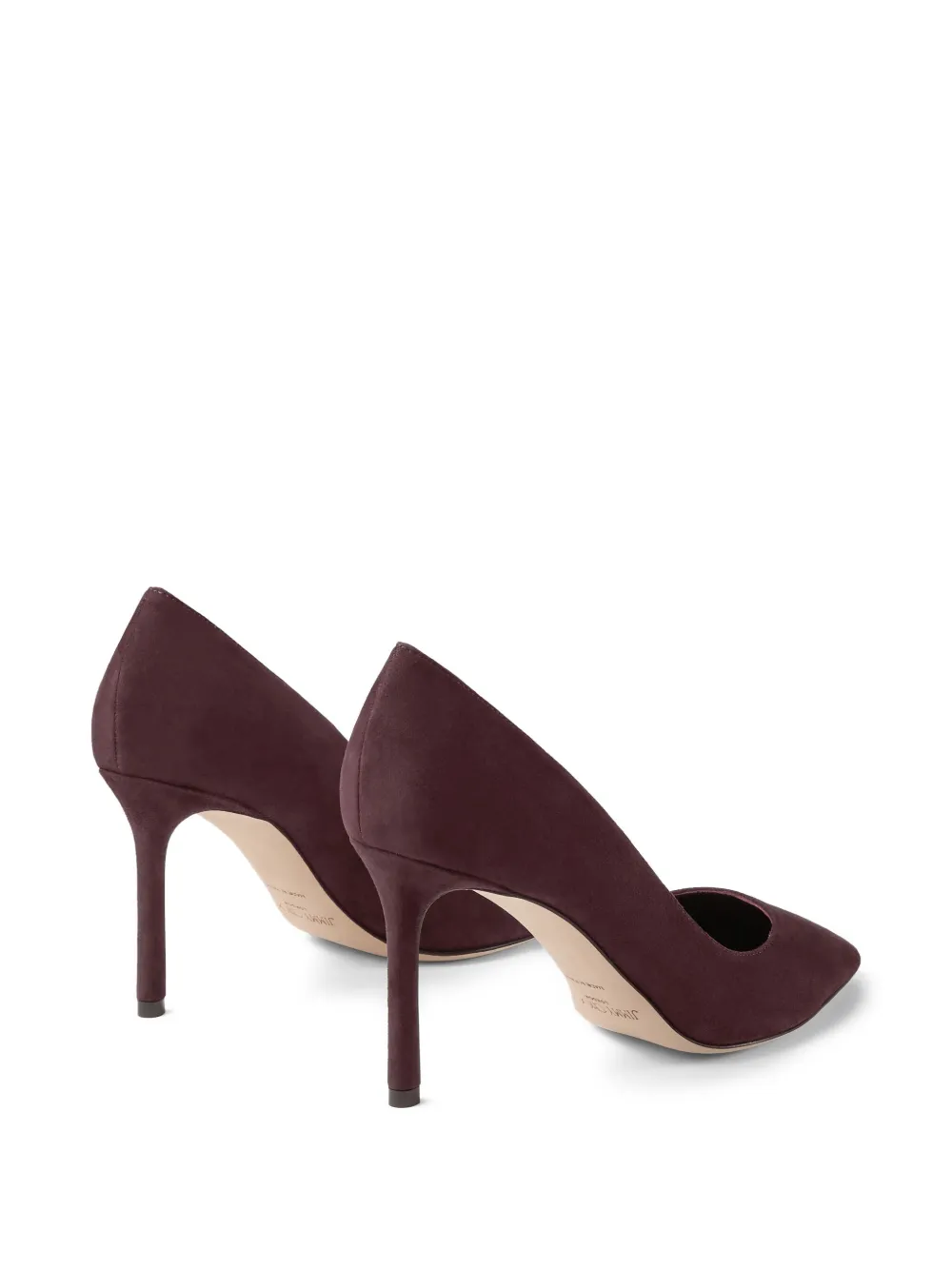 Туфли Romy 85 с заостренным носком JIMMY CHOO, красный — фото 4