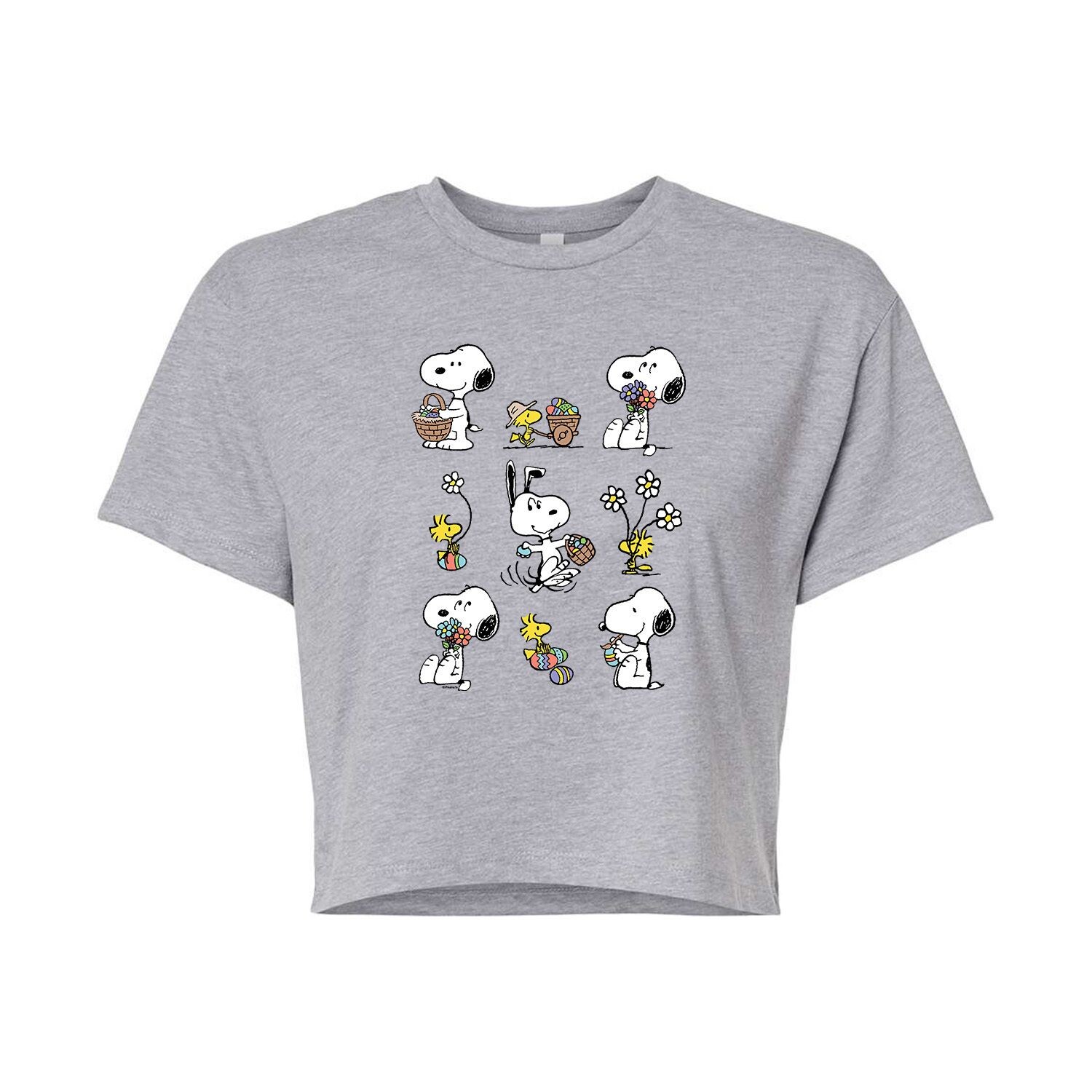 

Весенняя укороченная футболка с рисунком Peanuts для юниоров Licensed Character