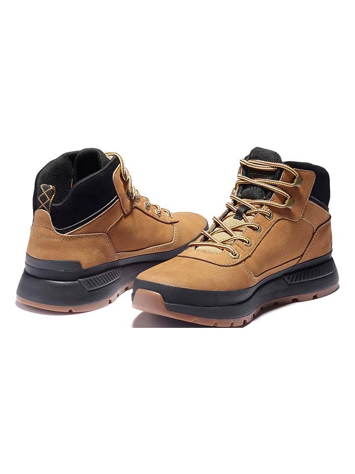 Timberland Кожаные ботинки "Field Trekker" светло-коричневого цвета — фото 2