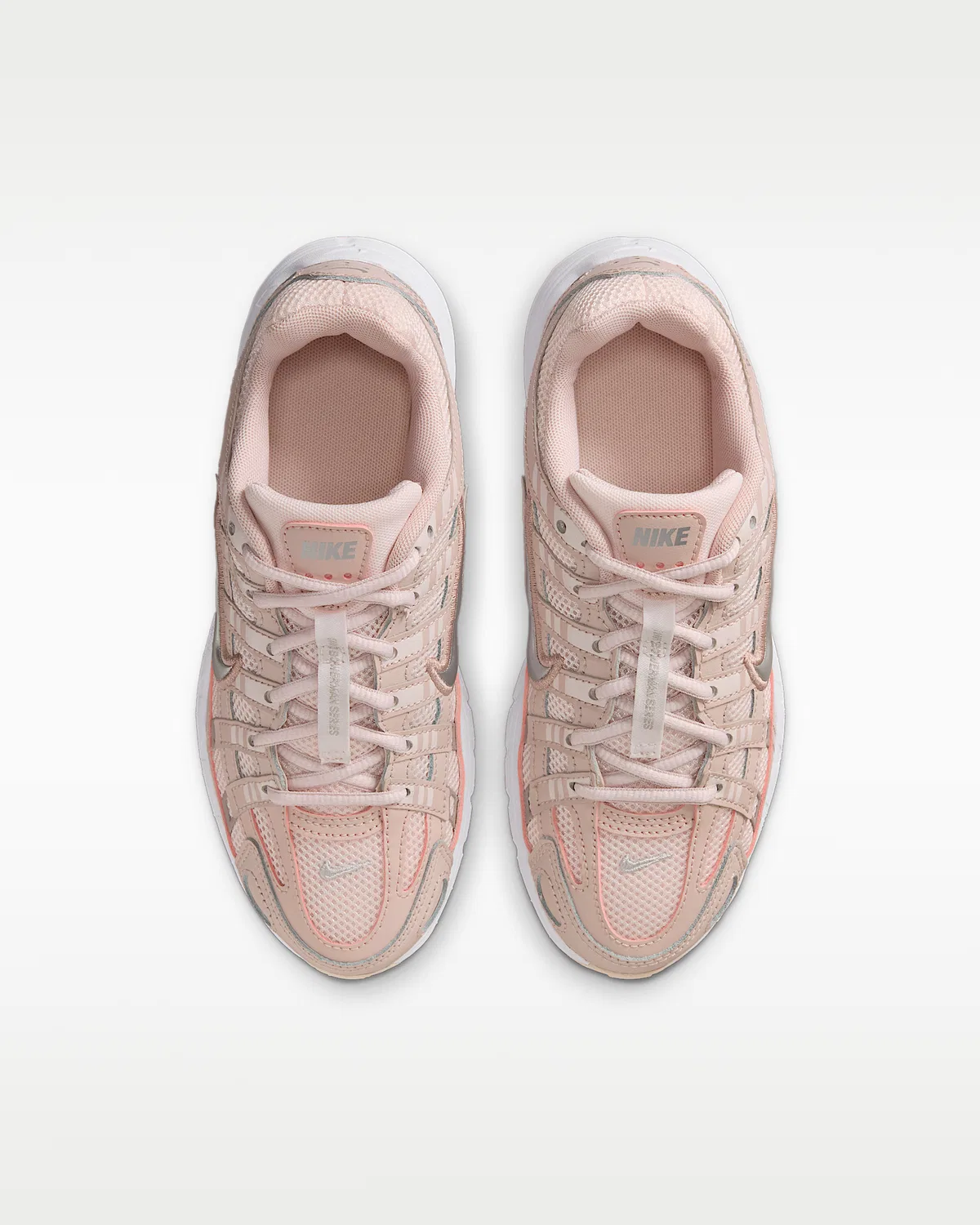 Кроссовки Nike P-6000 для детей, Silt Red/Light Soft Pink/Particle Pink/Metallic Silver — фото 4
