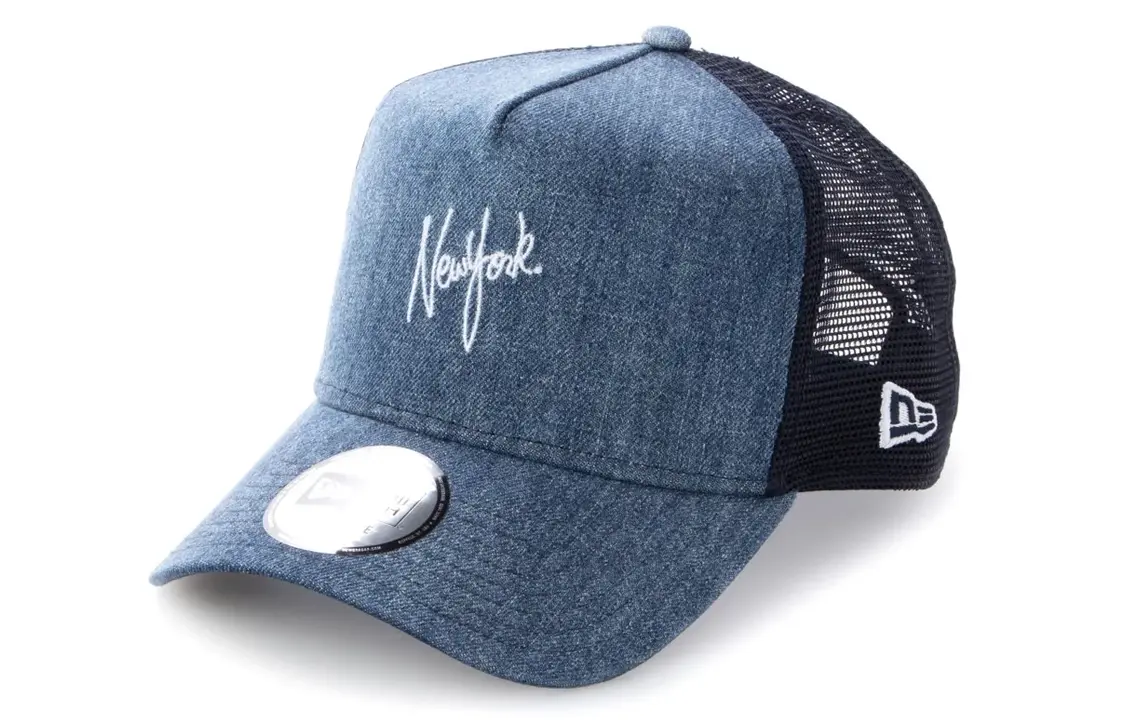

New Era Хлопковая бейсболка унисекс синяя, Blue