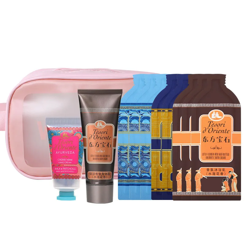 Набор для ухода Tesori D'Oriente, Ocean (Hose) Travel Bath & Care Set 95ml*3 — фото 4