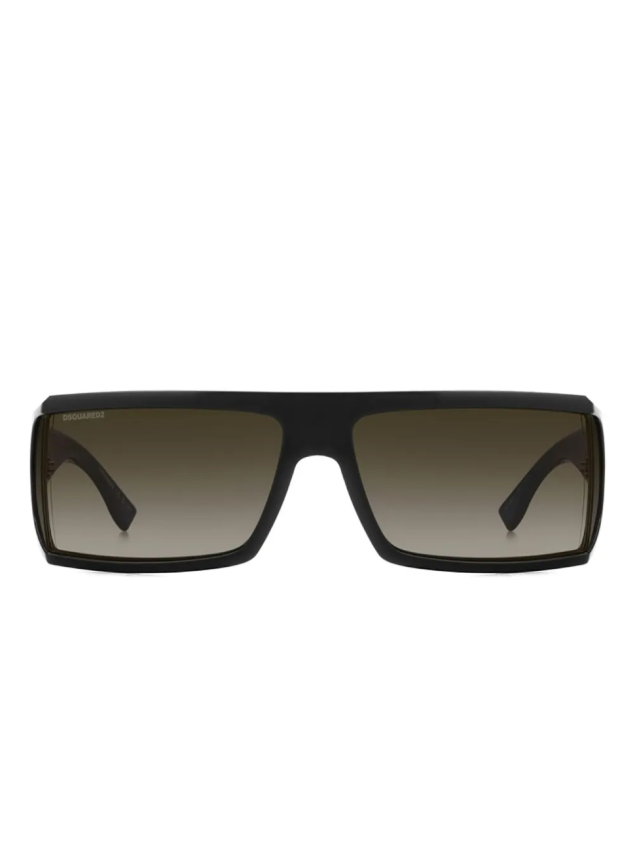 

DSQUARED2 солнцезащитные очки D2 0140/S 807/HA в массивной оправе, черный