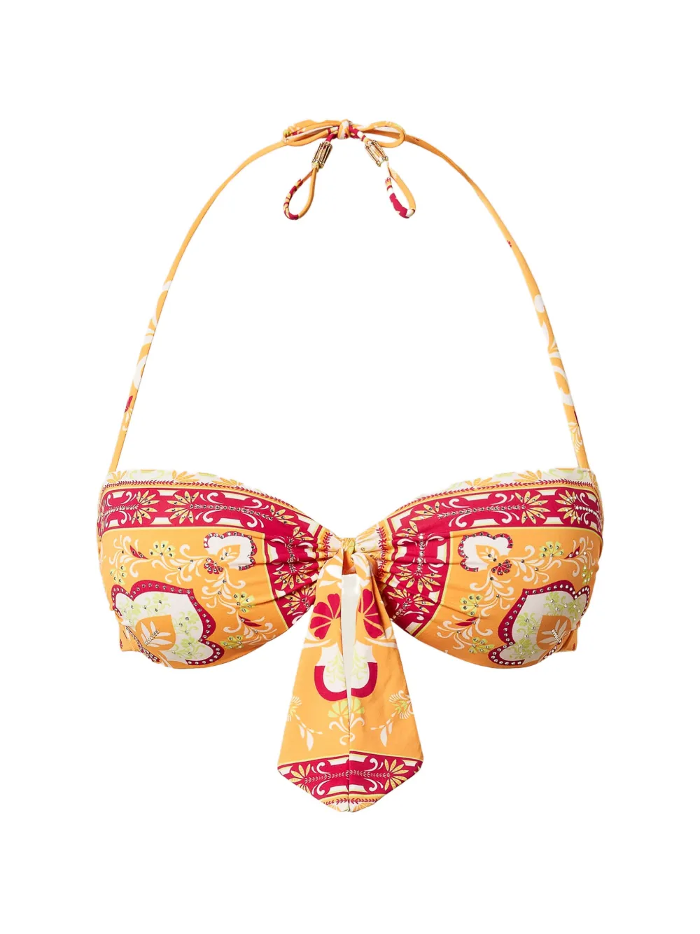 

Бандо-бикини с принтом Twinset, оранжевый
