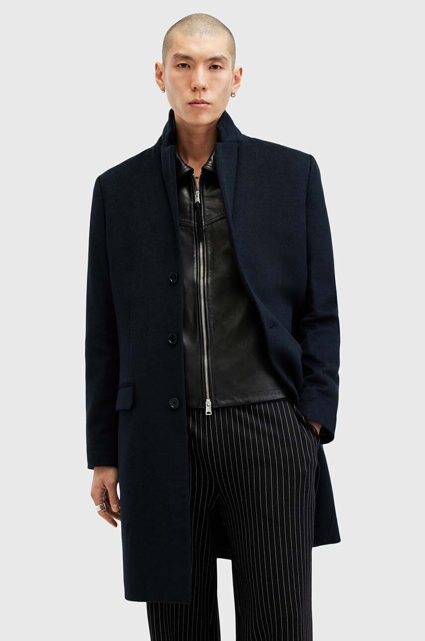 

Пальто с добавлением шерсти HAL COAT AllSaints, темно-синий