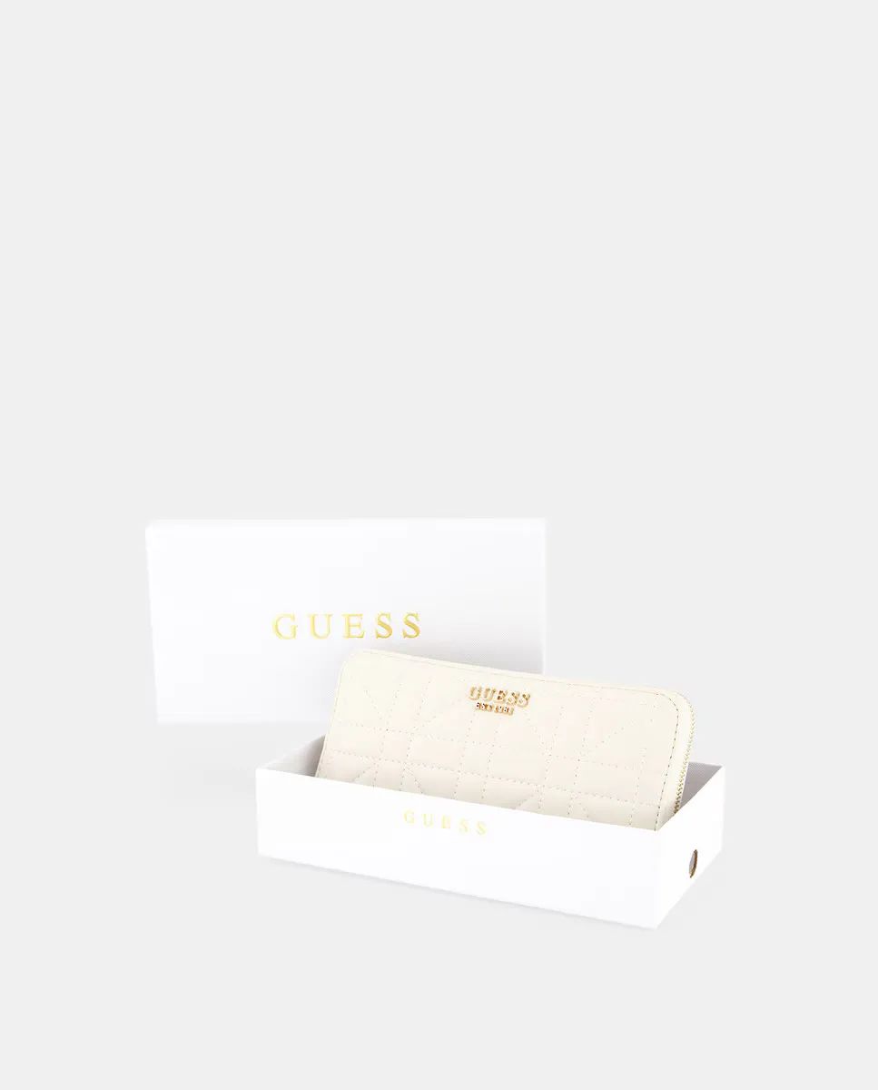 

Большой сшитый кошелек Guess, цвет Natural