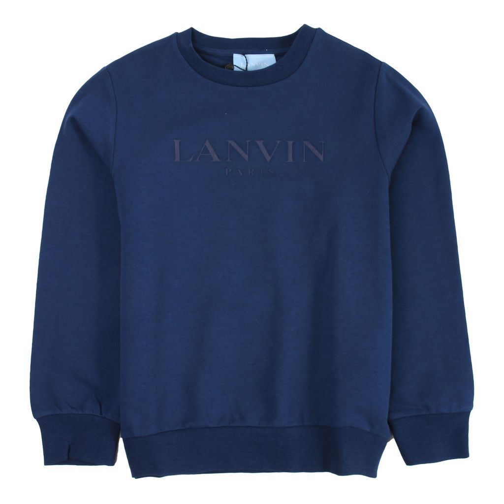 

Свитшот с синим лого Lanvin
